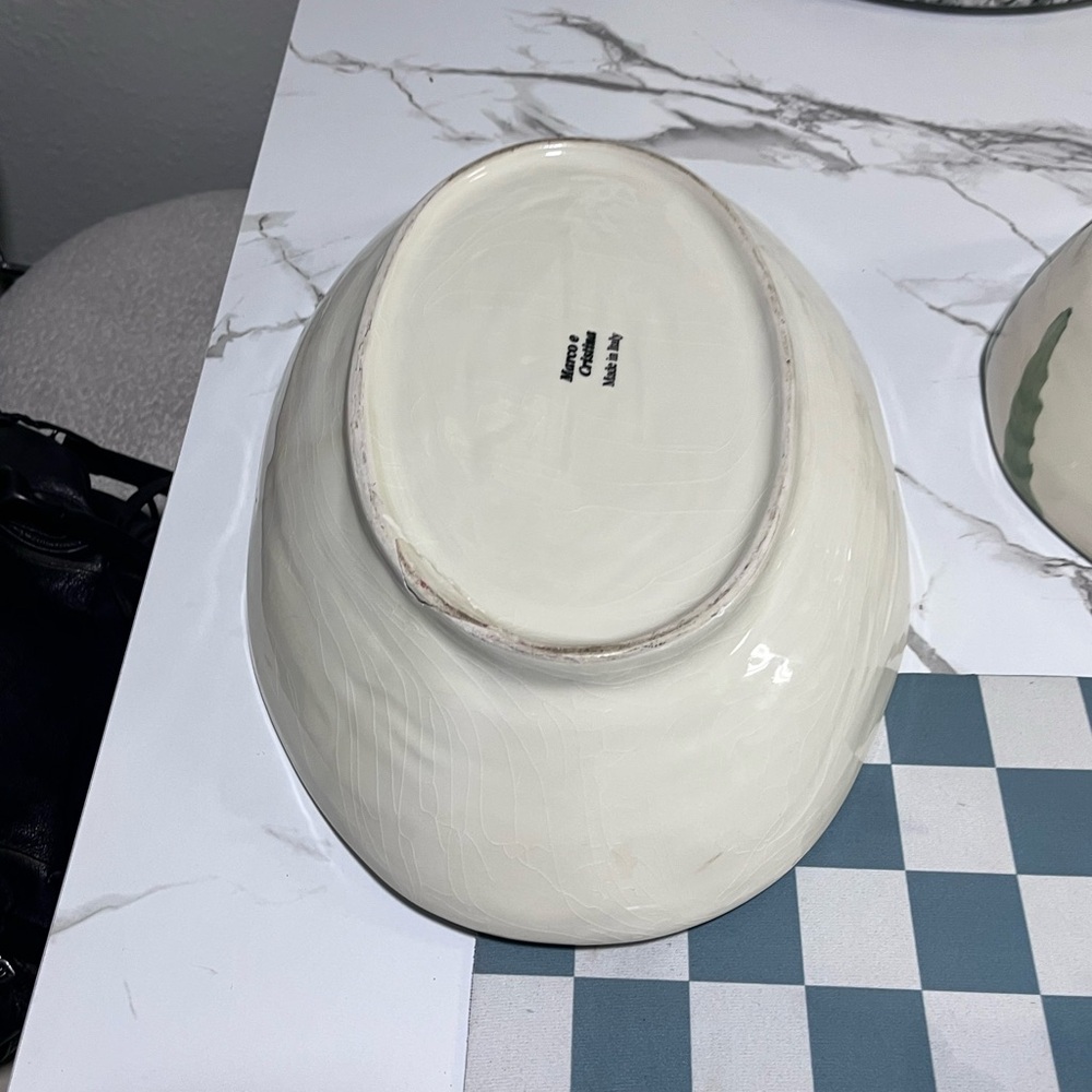 Pair of Marco E Cristina Italian bowls - Picture 8 of 12